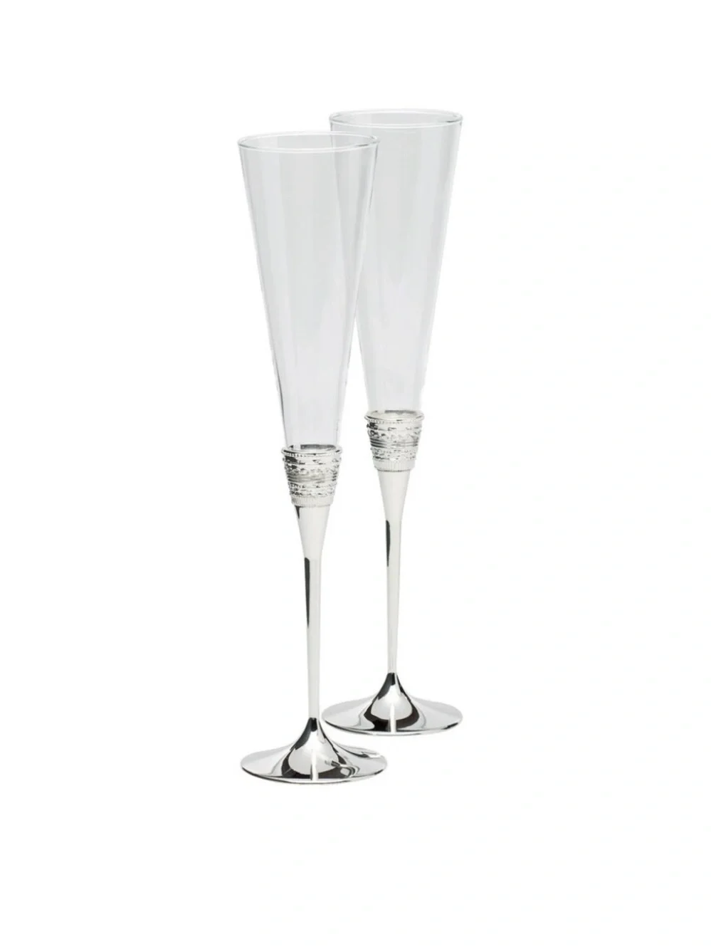 Vera Wang Wedgewood Silver Champagne Flute